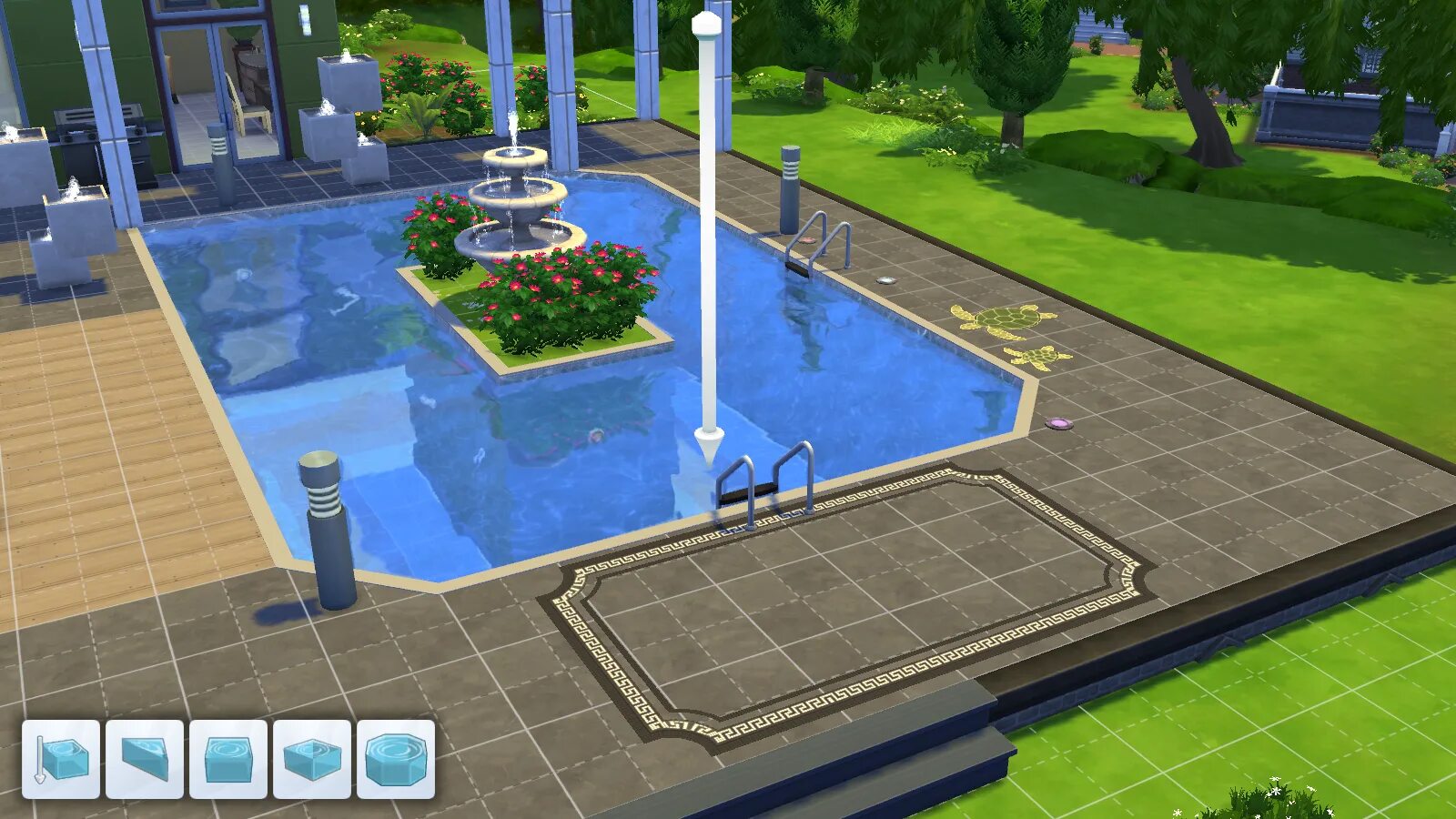 Как сделать бассейн в симс. Sims 4 бассейн. симс 2 бассейн. симс 3 бассейн. симс 4 бассейн в доме.