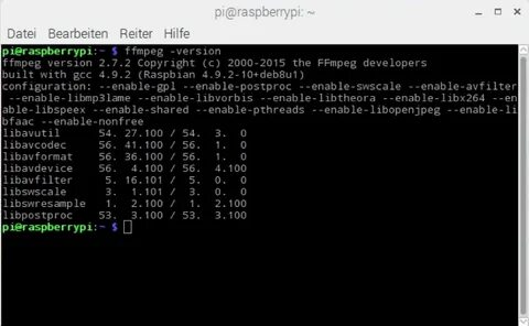 Система не обнаружила ffmpeg