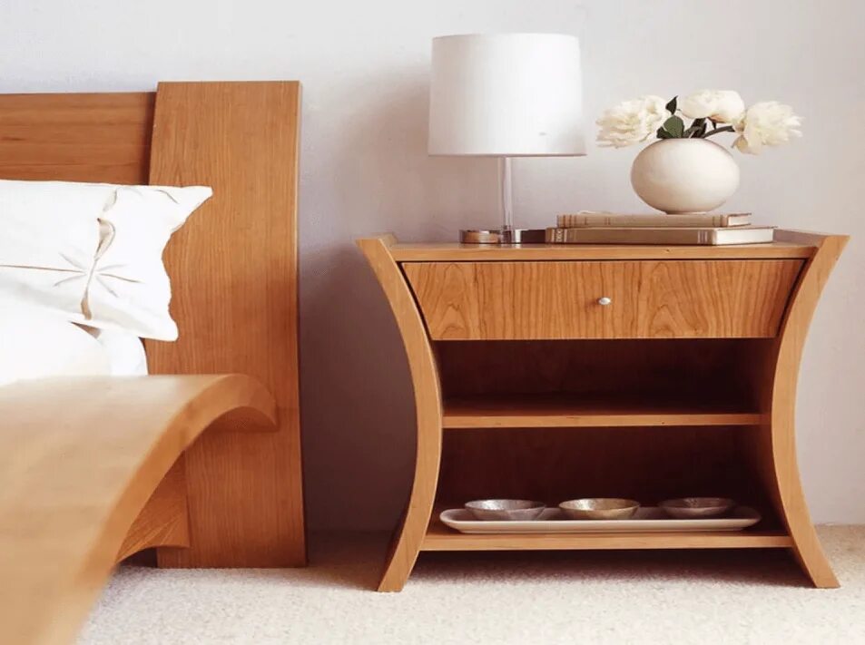 On the bedside table