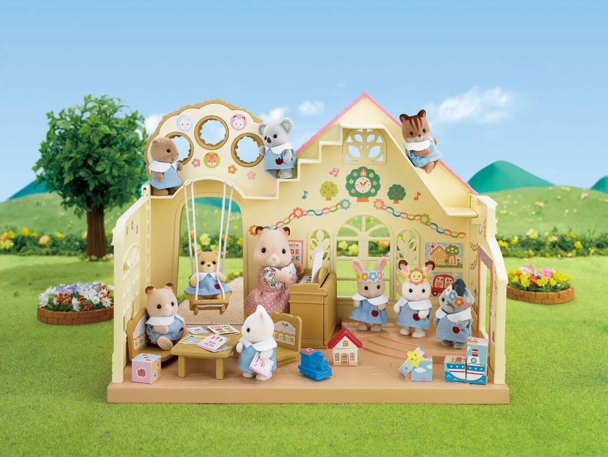 Детский сад families. Детский сад families. Сильвания фэмили набор детский сад. Sylvanian families baby castle. Sylvanian families 3587.