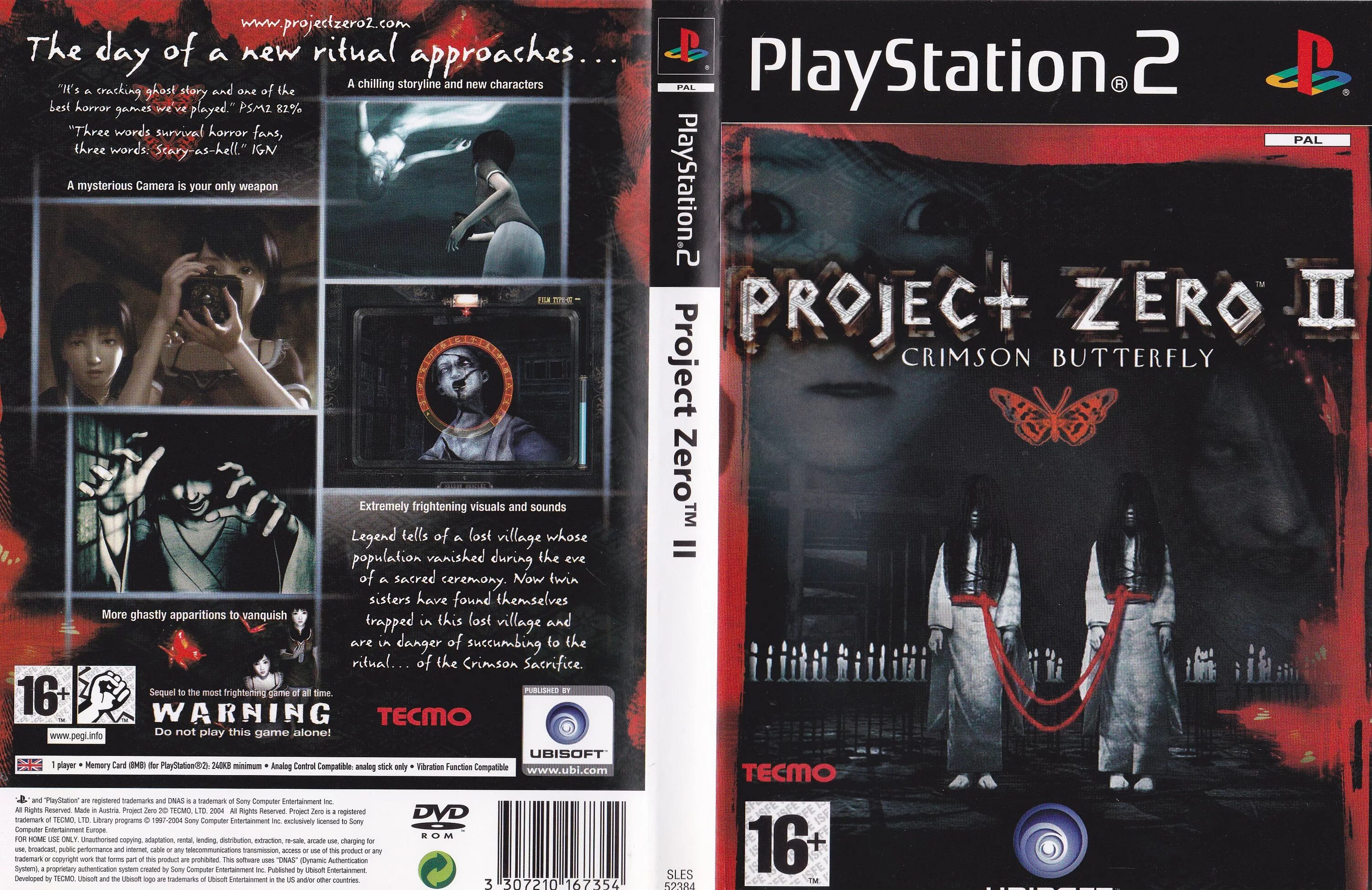 Playstation 2 прохождения. Project Zero II ps2 диск. Project Zero плейстейшен 2. Project Zero 2 ps2. Fatal frame 2 ps2.