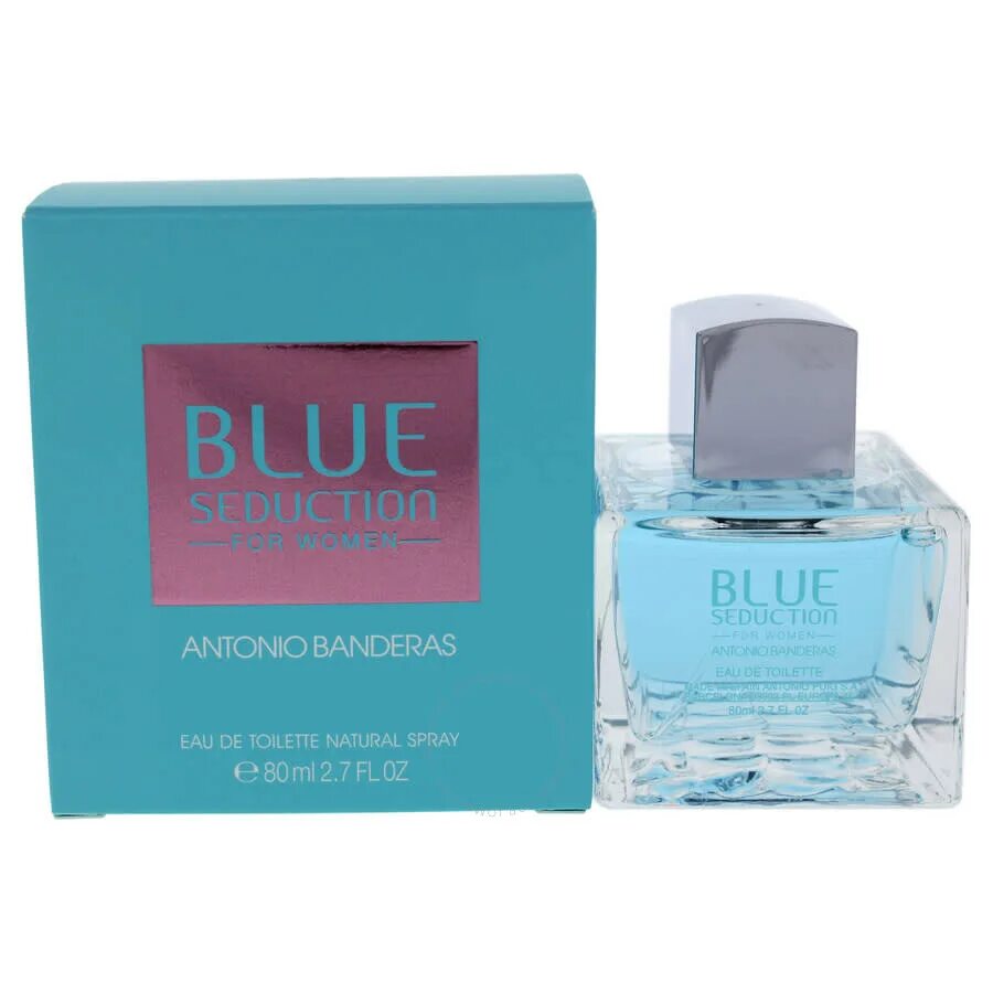 Banderas blue seduction for women. Антонио Бандерас духи Блю Седакшн. Blue Seduction Antonio Banderas женские. Антонио Бандерас 50 мл Блю Седакшн. Antonio Banderas Blue Seduction for women.