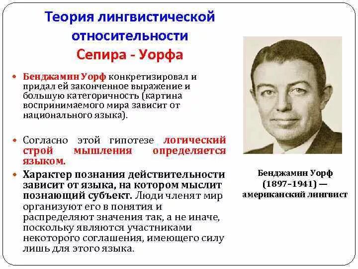 Гипотеза сепира. Теория Сепира Уорфа. Уорф лингвист. Теория лингвистической относительности Сепира и Уорфа. Гипотеза лингвистической относительности э.Сепира – б.Уорфа.