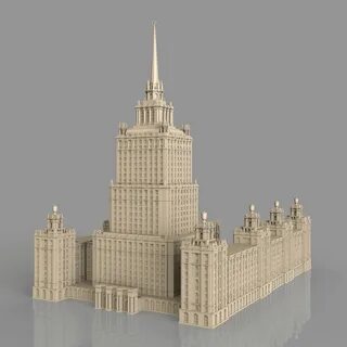 3д модель москвы