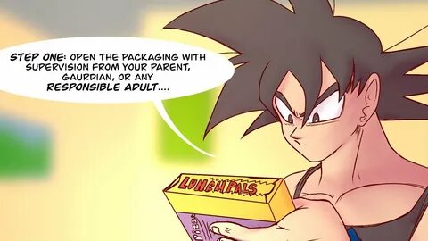 Goku Makes His Own Lunch, Instantly regrets it (DBZ Comic Dub) - YouTube.