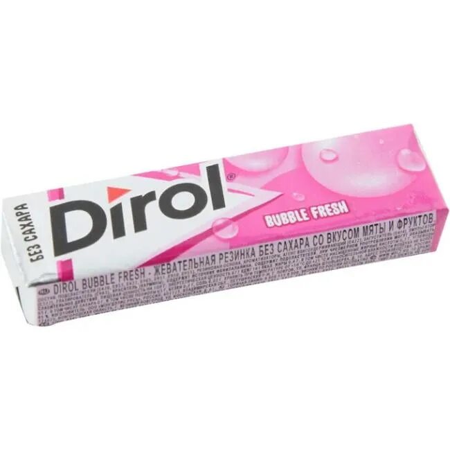 Б р гам. Б р гам. Орбит баблминт пузыри. Жевательная резинка dirol bubble fresh 13,6 гр, шт. 6г.