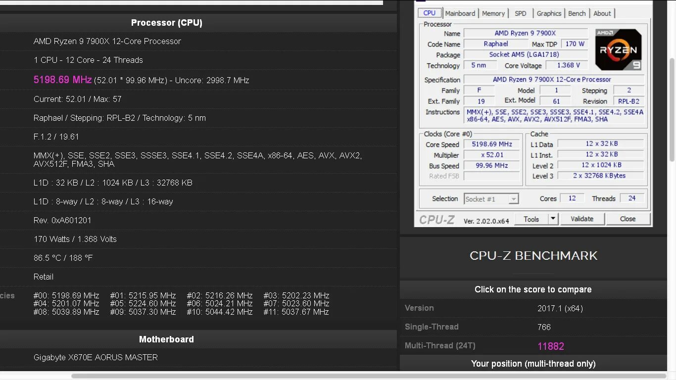 В некоторых случаях Ryzen 7 7700X в играх может на голову превосходить Core i7-1
