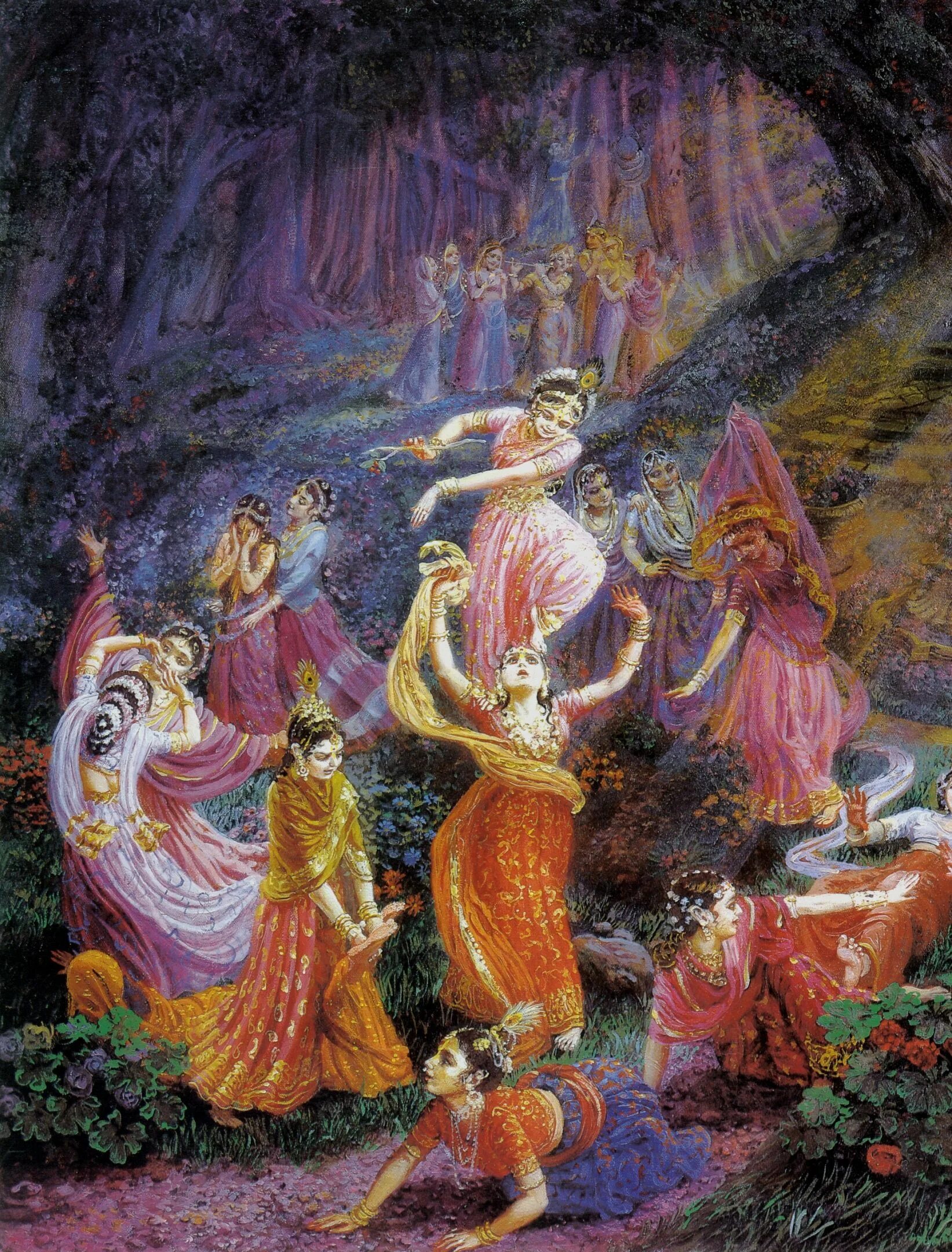 Танец кришны. Радха и кришна мифология. Кришна танец раса лила. Гопи кришна индийская актриса танец. Кришна радха гопи.