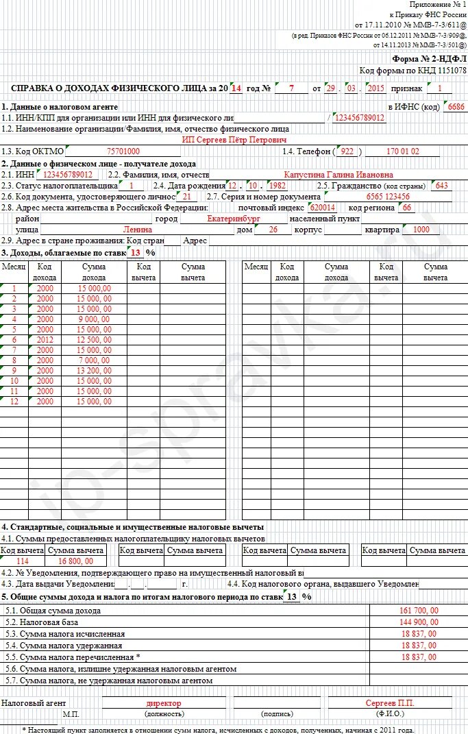 Ифнс 2 ндфл. Справка 2 НДФЛ образец за два года. Справка 2 НДФЛ образец физ лица. Справка о доходах форма 2 НДФЛ. Справка о доходах физ лица по форме 2 НДФЛ.