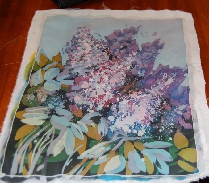 Изделия выполненные в технике батика