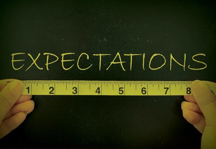 To be all expectations. Expectations. clear unclear.