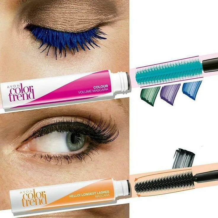 Avon trend. Тушь эйвон Color trend. Тушь Avon Color trend Mascara. Color trend Mascara тушь. Эйвон тушь для ресниц Color trend.