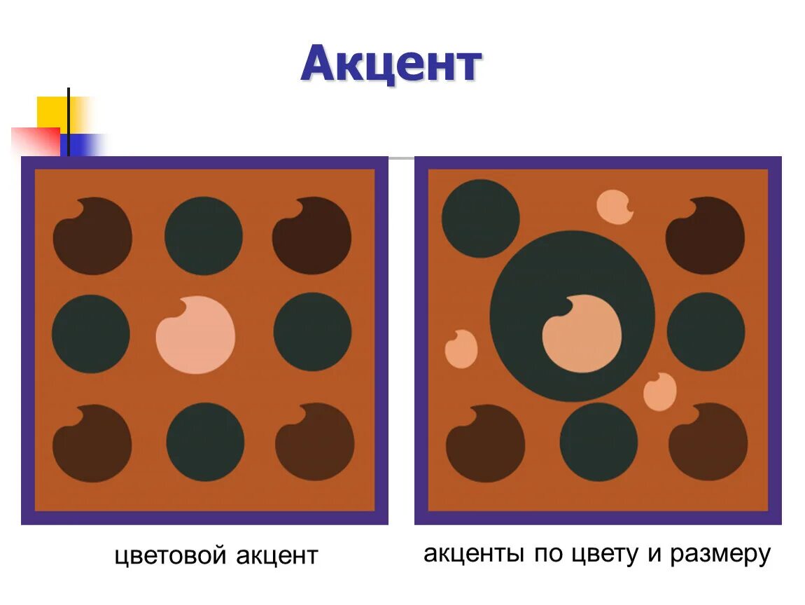 Акцент в композиции. Цветовой акцент в композиции. Нюанс в композиции. Контрастность форм в композиции. Тонкости и нюансы