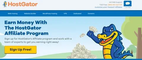 6.HostGator Affiliate Program.