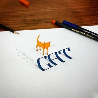 Буквы маслом