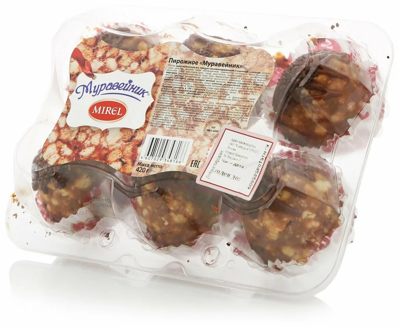 Пирожное mirel муравейник 6шт 420г. Пирожное муравейник мирель. Муравейник десерт мирель. Муравейник пирожные с грецкими орехами. Набор пирожных mirel муравейник 420г.