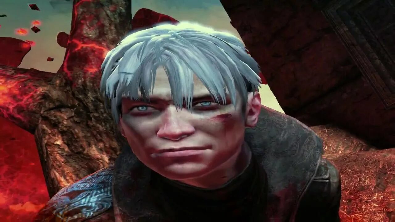 Данте видео. Dante DMC 3. Данте ухмылка. DMC 5 битва Вергилий. Данте лицо.