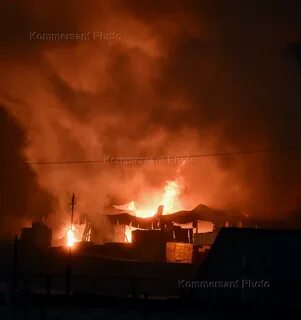 Пожар в красногорском