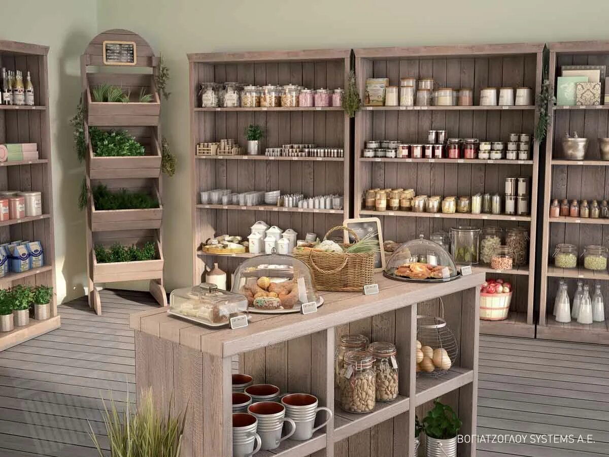 Пример оформления входа в магазин