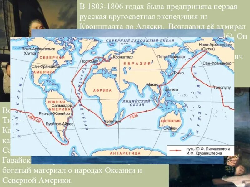 Крузенштерн 1803-1806 маршрут. Маршрут Крузенштерна и Лисянского 1803-1806. Маршрут экспедиции Крузенштерна и Лисянского 1803-1806.