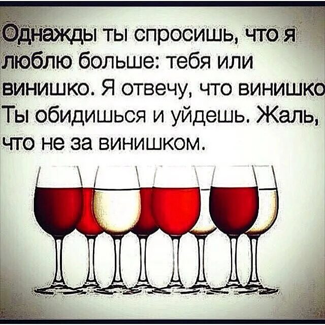 У тебя есть вина