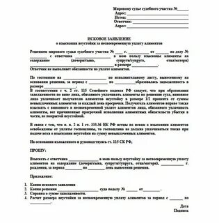 Ходатайство о взыскании неустойки