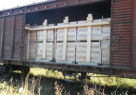 Погрузка крытых вагонов