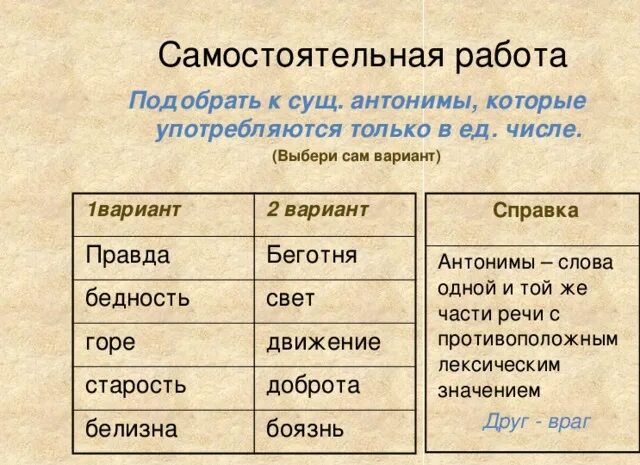 Антоним слова вариант. Антонимы сущ. Антонимы к существительным. Антонимы существительные. Антонимы к именам существительным.