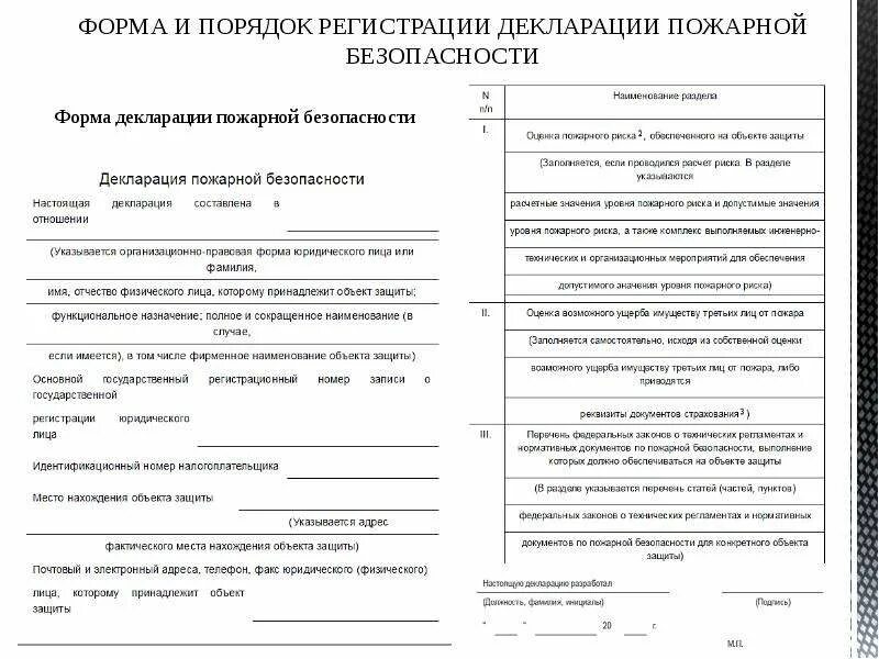 С какой целью составляется декларация пожарной безопасности. Декларация пожарной безопасности форма. Форма декларации пожарной безопасности 2021. Бланк декларация пожарной безопасности 2022 образец заполнения.