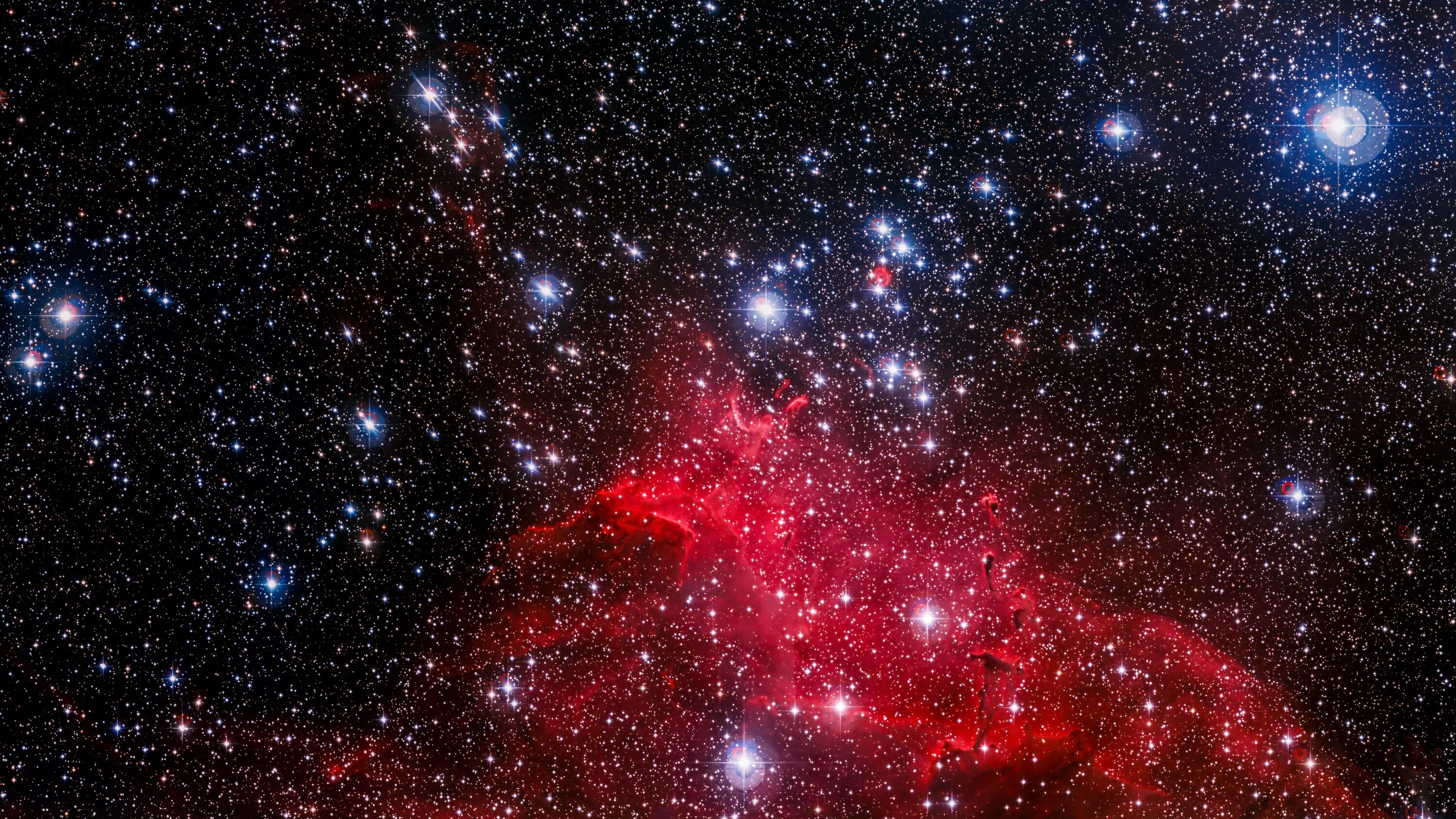 Туманность NGC 3572. Космос звезды. Звезда астрономия. Звездные скопления.