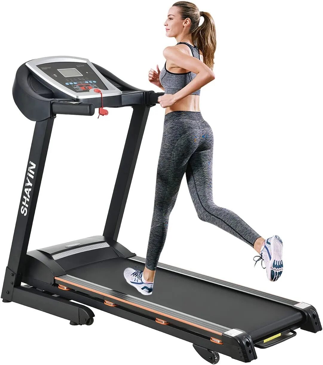 Running machine. Urevo foldable treadmills runningmachine (foldi 1). дренажный тренажер. дорожка ersport.