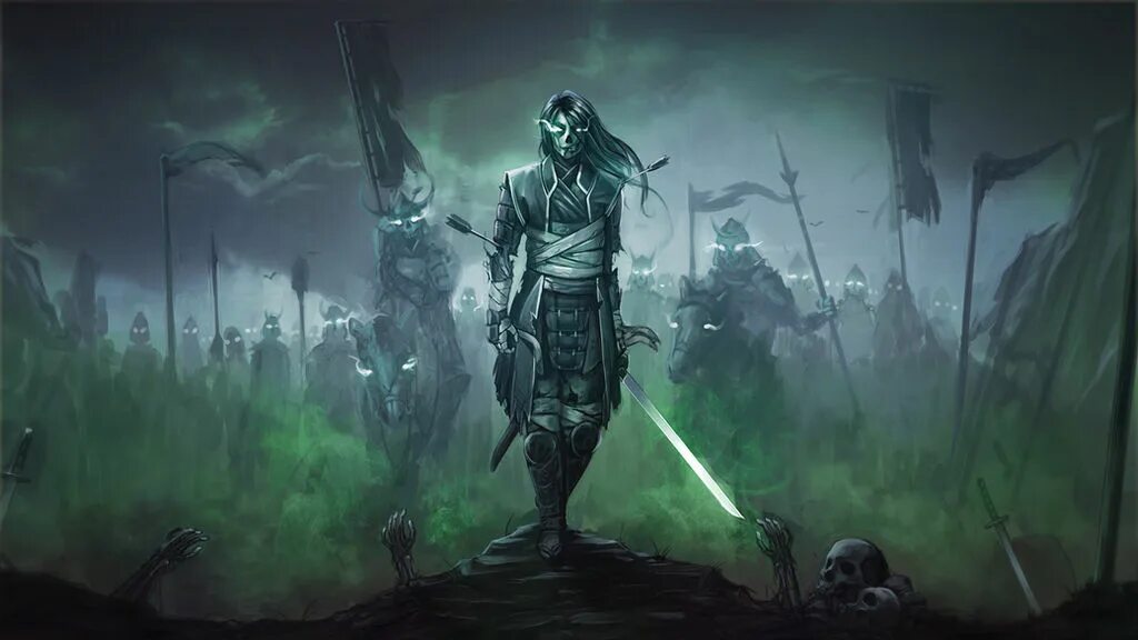 Восстание легиона нежити. Битвы фэнтези некромант. Тёмные эльфы вархаммер фэнтези армия. Легион нежити арт войско. Undead army.