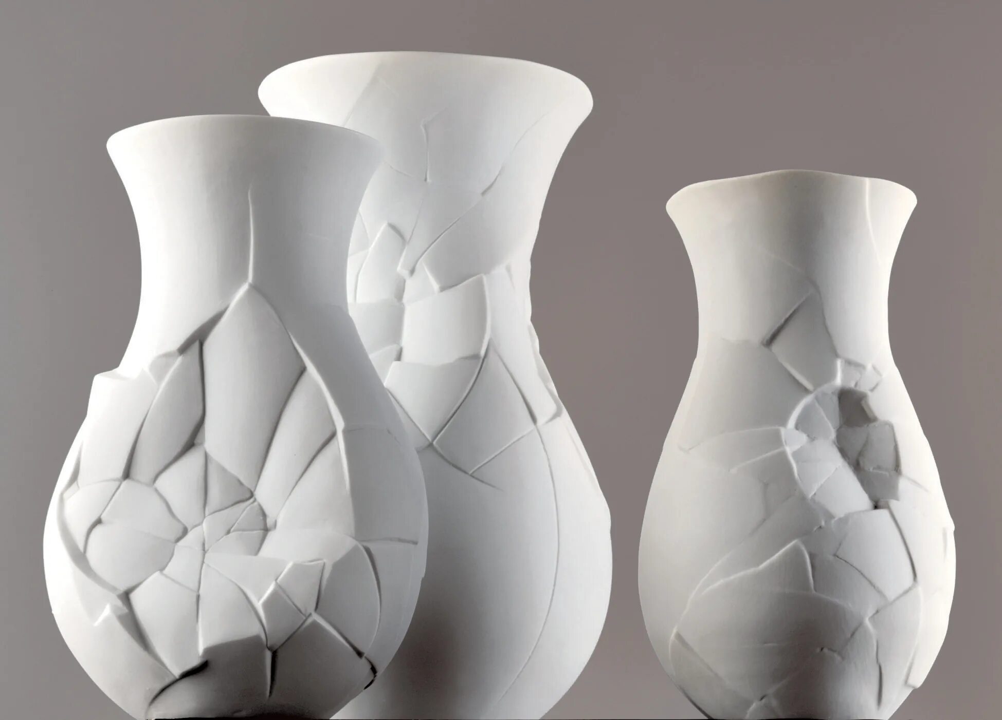 Ваза Розенталь Studio line Винтаж. Rosenthal фарфор ваза. Ваза с трещинами. Разбитая керамическая ваза.