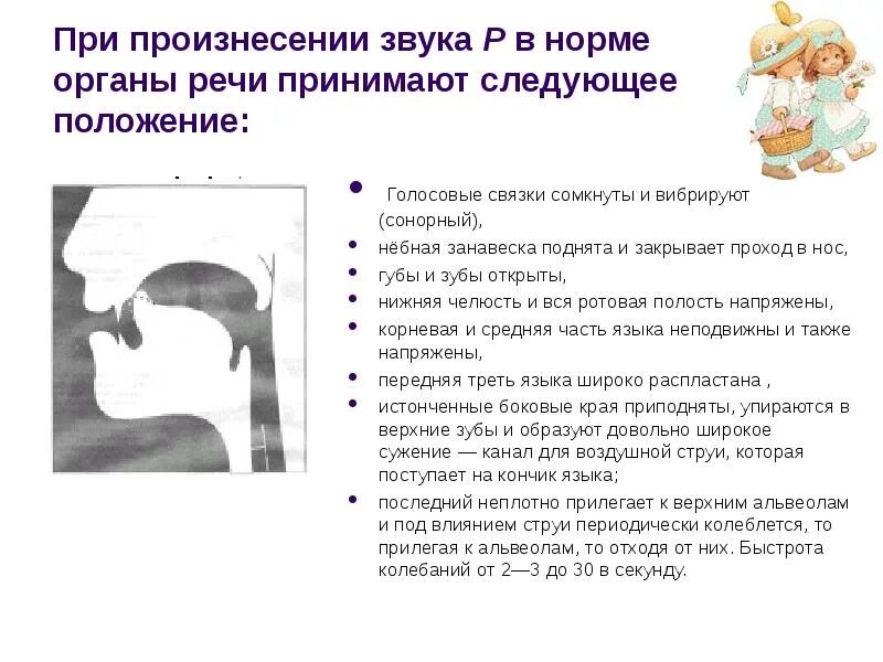 Согласные звуки при произнесении. Профиль органов артикуляции при произнесении звуков. При произнесении звука р. При произнесении звука с. Профиль звука с.