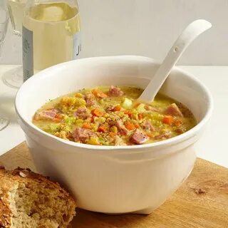Гороховый суп с мясом мультиварке