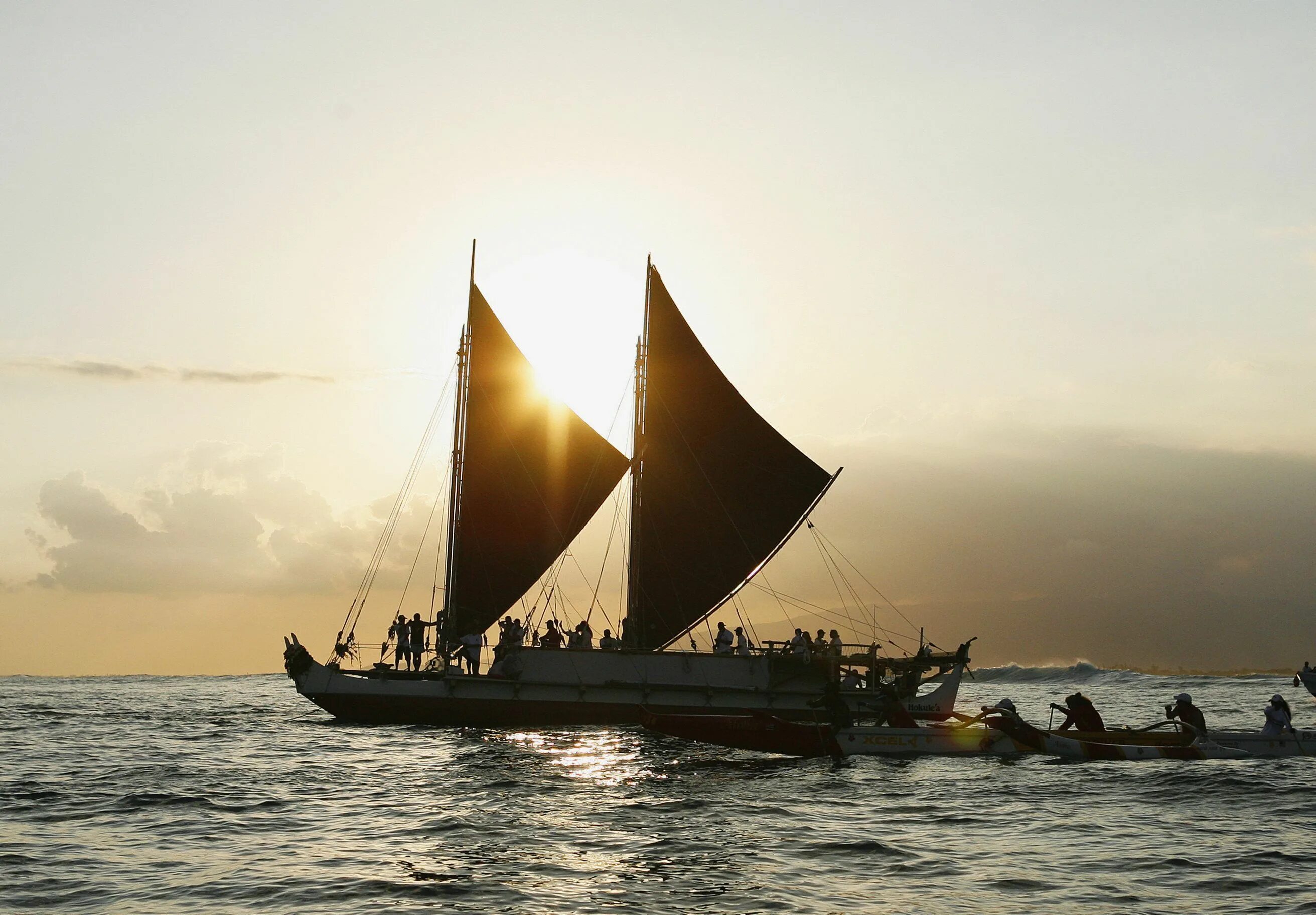 Setting sail