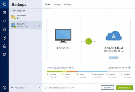 Acronis backup