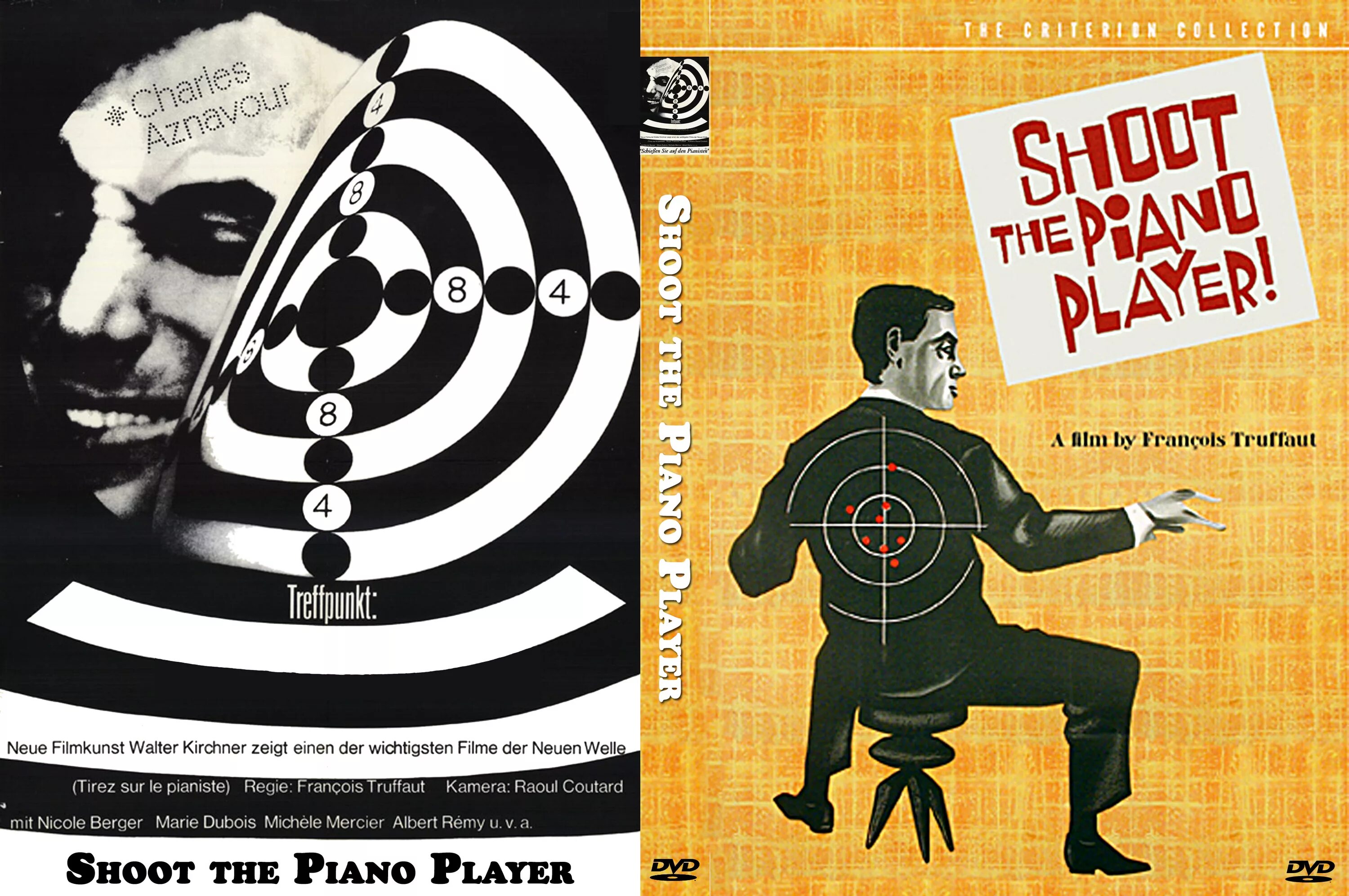 Shoot the piano player. Ришар Канаян. Пианист фильм Постер. Tirez tirez Band.