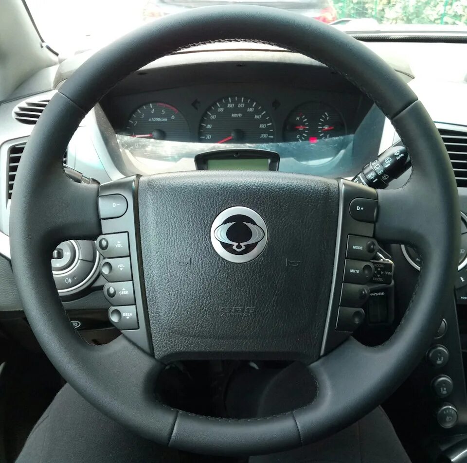 Кайрон как снять руль Руль в экокожу SsangYong Kyron, 2 л, 2008 года стайлинг DRIVE2