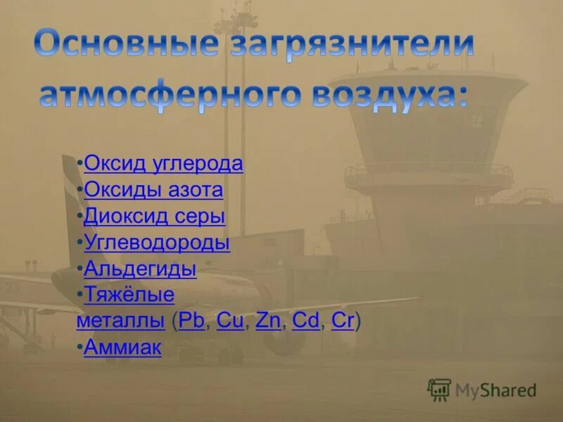 основные источники загрязнения оксида углерода