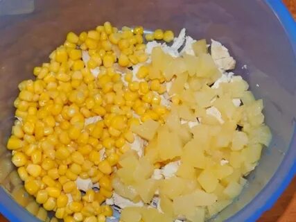 Консервированная кукуруза курица
