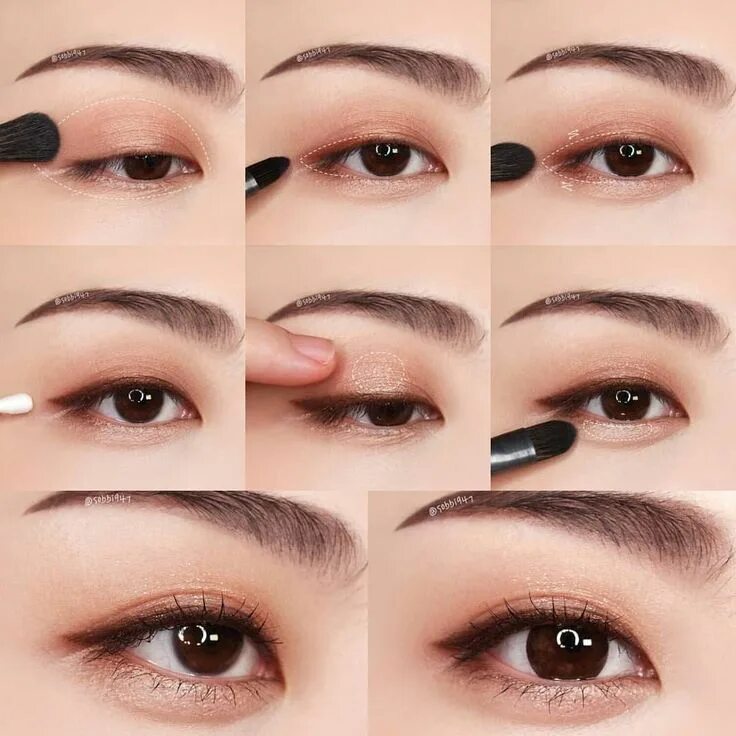 Coral Pink Eyeshadow Makeup Tutorial ก า ร แ ต ง ต า, แ ต ง ต า, ไ อ เ ด ย ก า ร