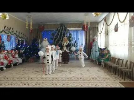 Танец снеговиков средняя группа