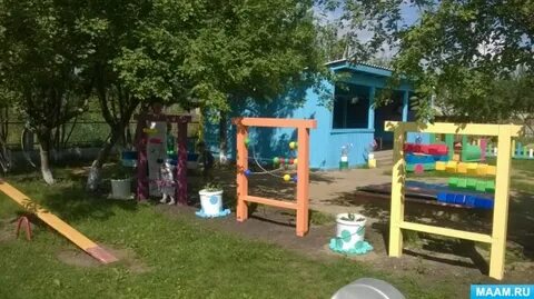 Конспект на участке детского сада