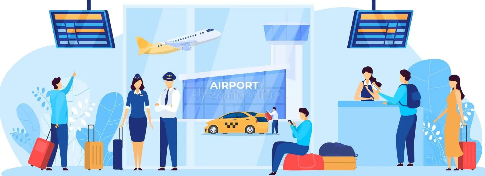 Аэропорт иллюстрация. Информационное обслуживание в аэропорту. Услуги в аэропорту. Аэропорт услуги картинка.