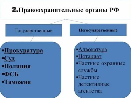 Правительство относится к правоохранительным органам