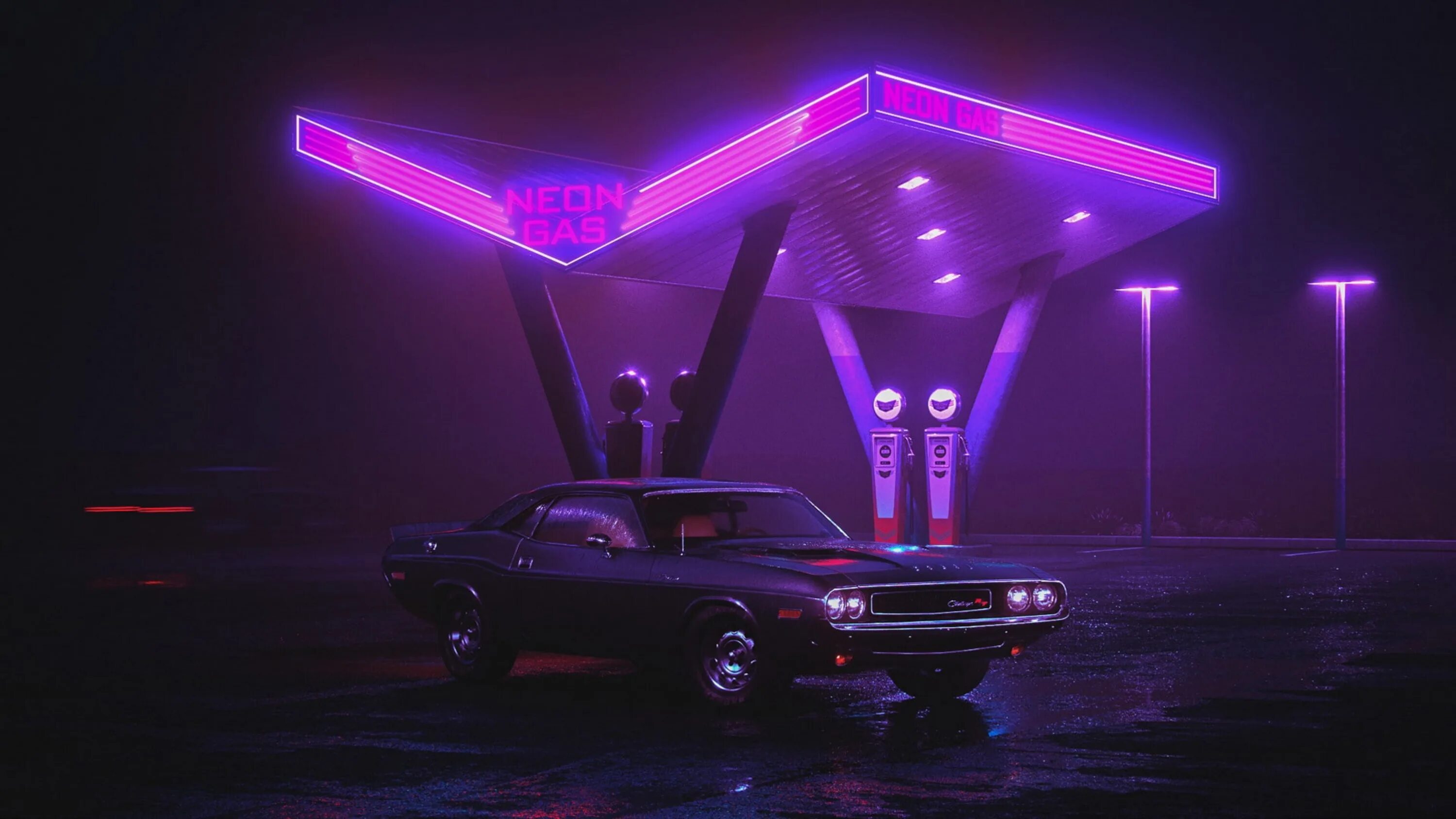 Dark synthwave