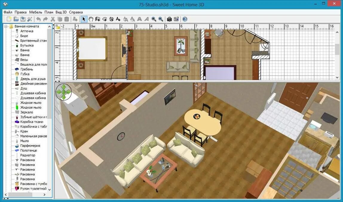 В каталоге "IKEA Home Planner" все предметы только данного производителя Планы э