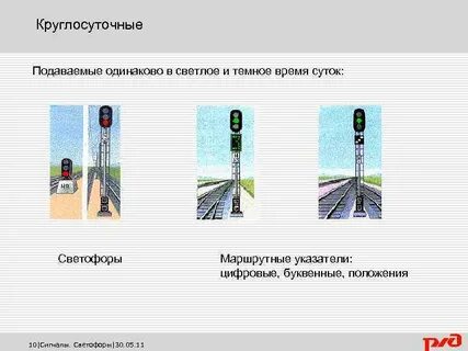 К переносным сигналам относятся