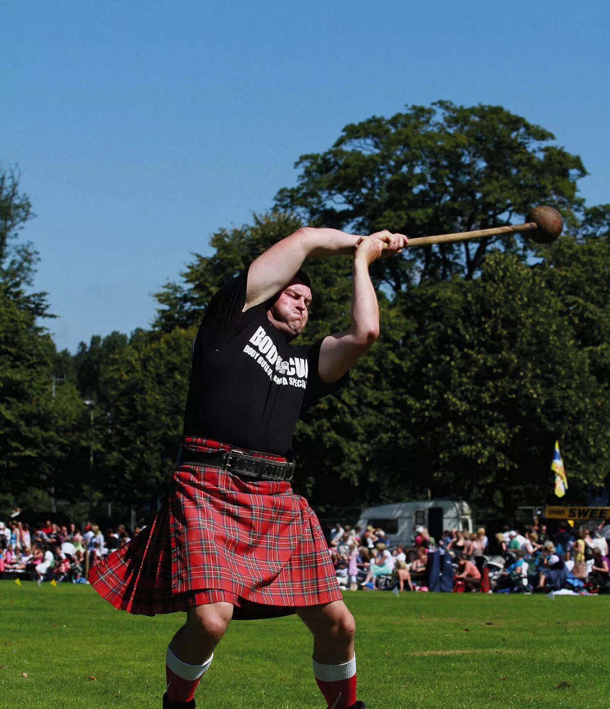 Hammer throw highland games